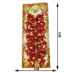 Set 6 fundite pentru brad, Rosii, cu stelute , 8 x 8 cm, din poliester, Embo - imagine 6