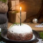 Set 6 Lumanari Lungi, Embo, din Parafina, 10 x 0.5 cm, Happy Birthday, Alb/Negru - imagine 4