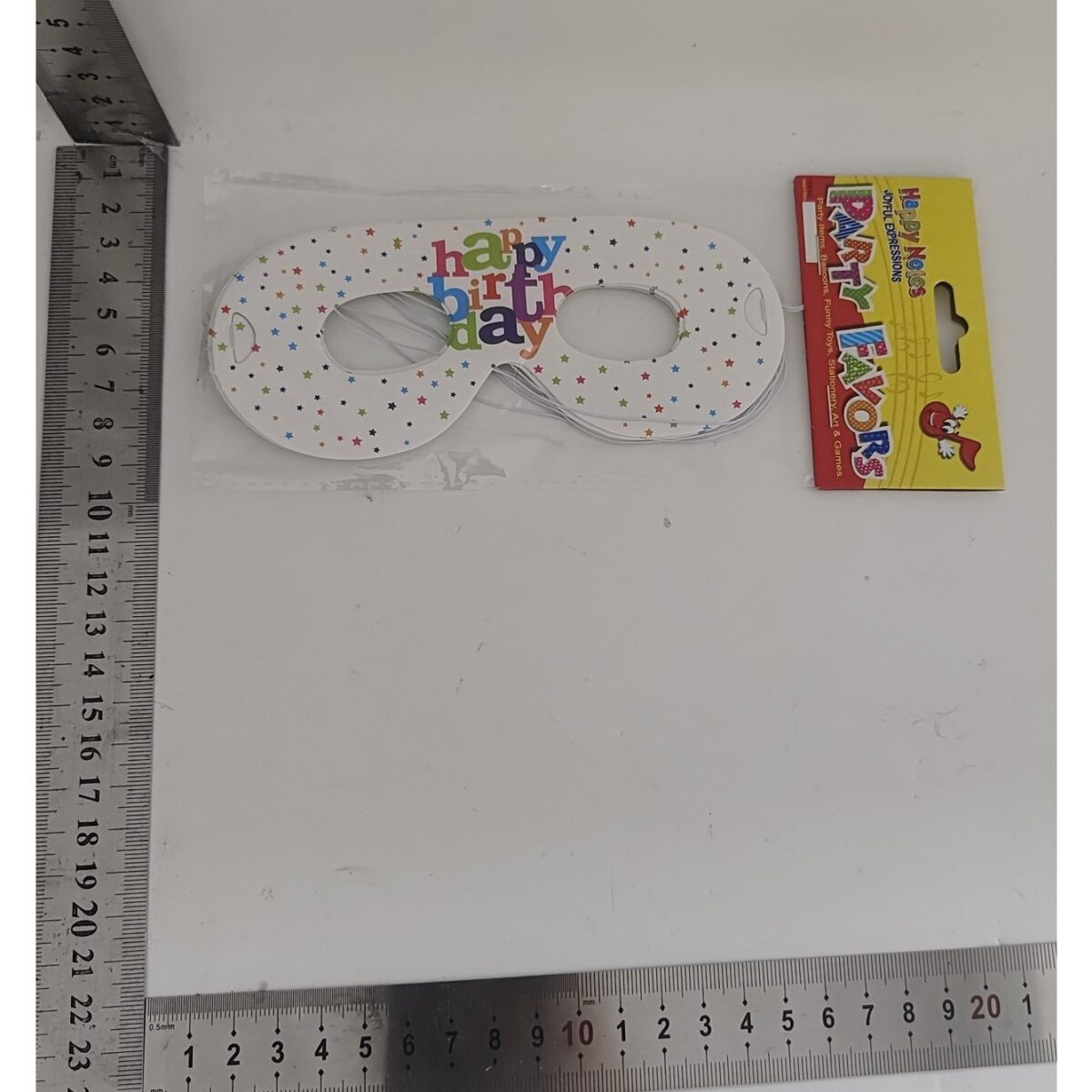 Set 6 Masti Tematice, Embo, Colectia Happy Birthday, 16 x 6.5 cm, din Carton, Multicolor - imagine 2