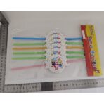 Set 6 Paie, Embo, Colectia Happy Birthday, 26 cm, din Carton/Plastic, Multicolor - imagine 2