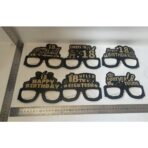 Set 6 Perechi de Ochelari pentru Majorat, Embo, Diverse Modele, Negru - imagine 3