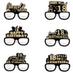 Set 6 Perechi de Ochelari pentru Majorat, Embo, Diverse Modele, Negru