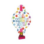 Set 6 Suflatori, Embo, Colectia LA MULTI ANI, 19 x 11 cm, din Carton/Plastic/Hartie, Multicolor