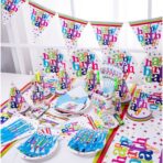 Set 6 Suflatori Happy Birthday, Embo, pentru Petrecere, Tematica Aniversare, 13x7.8 cm, Multicolor - imagine 2