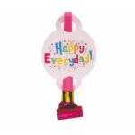 Set 6 Suflatori Happy Everyday, Embo, pentru Petrecere, 20 x 17 cm, Multicolor