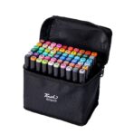 Set 60 Markere, Embo, cu Alcool, Touch Room, Geanta Inclusa, 2 Varfuri, Multicolor