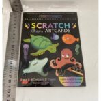 Set 9 Planse Razuibile, Embo, Scratch ArtCards, +3 Ani, de Razuit si de Colorat, 19 x 14 cm, Model Ocean, Multicolor - imagine 2