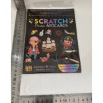 Set 9 Planse Razuibile, Embo, Scratch ArtCards, +3 Ani, de Razuit si de Colorat, 19 x 14 cm, Model Pirati, Multicolor - imagine 8