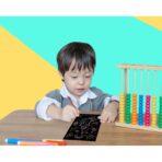 Set 9 Planse Razuibile, Embo, Scratch ArtCards, +3 Ani, de Razuit si de Colorat, 19 x 14 cm, Model Sirene, Multicolor - imagine 5