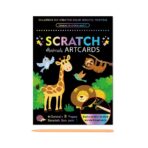 Set 9 Planse Razuibile, Embo, Scratch ArtCards, +3 Ani, de Razuit si de Colorat, 19 x 14 cm, Model ZOO, Multicolor