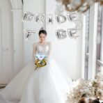 Set Baloane din Folie Metalizata, Embo, Model Bride to Be cu Inel de Logodna, Litere de 40 cm, Baloane Party, Ambalaj Individual, Pai Inclus, Umflare cu Aer sau Heliu, Argintiu - imagine 7