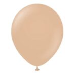Set 25 de Baloane din Folie Metalizata si Latex, Embo, Figurine 2 Stele, 4 Baloane Confetti, 13 Litere, 6 Latex, Model Happy Birthday, Tema Aniversare, 40 cm, Ambalaj Individual, Pai Inclus, Umflare cu Aer sau Heliu, Bej - imagine 3