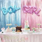 Set Baloane din Folie Metalizată, Embo, Model Scris Boy, 38x95 cm, Tematica Baby Shower, Baloane Party, Ambalaj Individual, Pai Inclus, Umflare cu Aer sau Heliu, Albastru - imagine 7