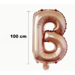Set Baloane din Folie Metalizata, Embo, Model Scris Bride, Litere de 100 cm, Tema Iubire, Baloane Party, Ambalaj Individual, Pai Inclus, Umflare cu Aer sau Heliu, Roz - imagine 7