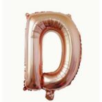 Set Baloane din Folie Metalizata, Embo, Model Scris Bride, Litere de 40 cm, Tema Iubire, Baloane Party, Ambalaj Individual, Pai Inclus, Umflare cu Aer sau Heliu, Roz - imagine 6