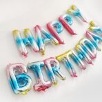 Set baloane folie Embo, Happy Birthday, 40 cm, multicolor - imagine 4