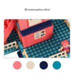 Set constuctii, Embo, Casa si curte, 251 piese, Multicolor - imagine 4