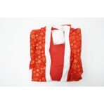 Set Costum de Mos Craciun, Embo, rosu, pentru adulti, catifea, 5 piese - imagine 5