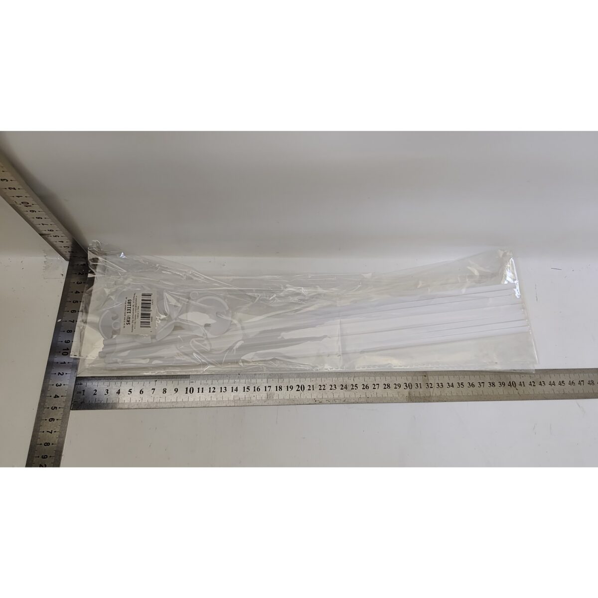 Set 10 Bete cu Rozete pentru Baloane, Embo, Suporturi de plastic, Usor de instalat, Reutilizabil, Pentru aniversare, Nunta, Ziua de Nastere, Decor, 40 cm, Transparente - imagine 2
