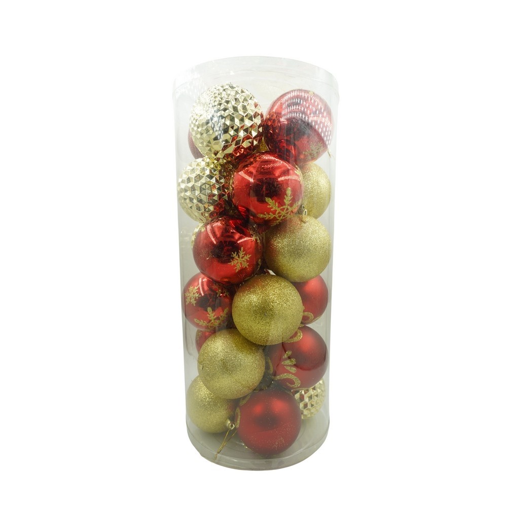 set-de-24-ornamente-de-brad-flippy-de-tip-glob-rosu-auriu-cu--de-8-cm-din-plastic-cu-finisaj-sclipit-main-61f12b9880bc8 Set de 24 ornamente de brad, Embo, de tip Glob, Rosu/ Auriu, cu ø de 8 cm, din plastic, cu finisaj sclipitor , cutie 19 cm lungime x 42 cm inaltime x 19 cm adancime - imagine 6