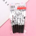 Set 6 Fluiere Party cu Franjuri, Embo, din Plastic, Argintiu - imagine 3