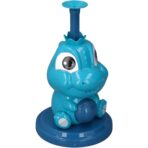 Set de Baseball 5 Piese pentru Copii, Embo, Jucarie Dinosaur Press, 14x23 cm, Verde/Albastru - imagine 5