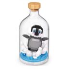 Set de Construit in Sticla, Embo, 553 Piese, din Plastic, +14 Ani, 10 x 19.6 cm, Model Pinguin, Multicolor