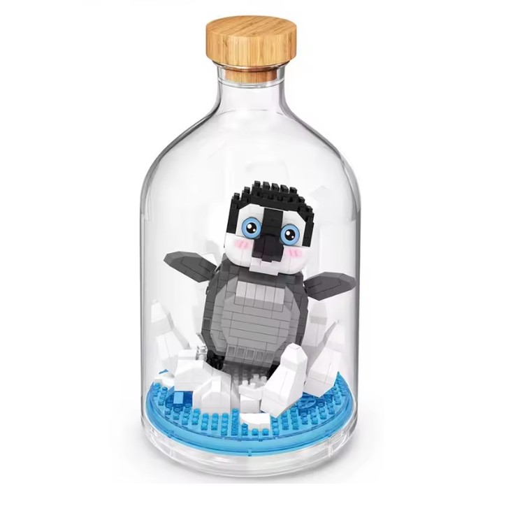 set-de-constructie-in-sticla-553-piese-pinguin-main-68bedca64e539.jpg Set de Construit in Sticla, Embo, 553 Piese, din Plastic, +14 Ani, 10 x 19.6 cm, Model Pinguin, Multicolor - imagine 1