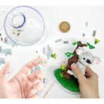 Set de Construit in Sticla, Embo, 608 Piese, din Plastic, +14 Ani, 10 x 19.6 cm, Model Koala, Multicolor - imagine 2