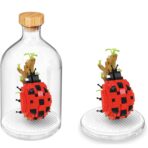 Set de Construit in Sticla, Embo, 379 Piese, din Plastic, +14 Ani, 10 x 19.6 cm, Model Buburuza, Multicolor - imagine 2