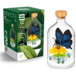 Set de Construit in Sticla, Embo, 392 Piese, din Plastic, +14 Ani, 10 x 19.6 cm, Model Fluture, Multicolor - imagine 2