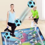 Set de Fotbal Embo, Joc Recreativ pentru Copii, Minge cu Scai, Poarta din Material Textil, 150 x 100 cm, Multicolor - imagine 5