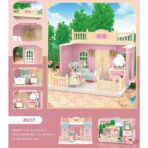 Set dormitor pentru papusi cu mobilier si figurina, Embo - imagine 6