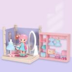 Set garderoba cu tinute, Embo, casa de papusi cu haine si accesorii - imagine 7