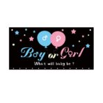 Set Gender Reveal, Embo, Balloon Drop Bag, din Plastic si Latex, 24 Baloane Roz si Albastru 13 cm, Sac pentru Baloane 60 x 120 cm, Multicolor - imagine 5