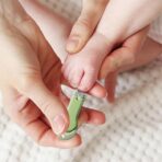 Set 4in1 de Ingrijire Unghii pentru Bebelusi, Embo, Cutie de Depozitare Tip Cerb, 0-6 Ani, 11 x 6 x 11 cm, Verde - imagine 6