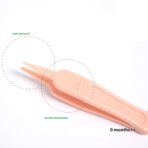 Set 4in1 de Ingrijire Unghii pentru Bebelusi, Embo, Cutie de Depozitare Transparenta, 0-6 Ani, 13.6x8x2 cm, Roz - imagine 4