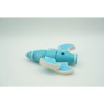 Set inteligent de blocuri magnetice pentru copii, 8 piese, cutie depozitare, racheta, albastru - imagine 4
