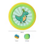Set Interactiv Frisbee, Fippy, pentru Copii, 2 Palete Elastice, Diametru 30 cm, 4 Mingi, + 3 Ani, Design Animat, Multicolor - imagine 2