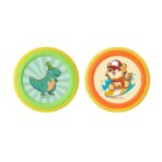 Set Interactiv Frisbee, Fippy, pentru Copii, 2 Palete Elastice, Diametru 30 cm, 4 Mingi, + 3 Ani, Design Animat, Multicolor - imagine 3