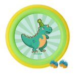 Set Interactiv Frisbee, Fippy, pentru Copii, 2 Palete Elastice, Diametru 30 cm, 4 Mingi, + 3 Ani, Design Animat, Multicolor - imagine 6