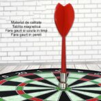 Set Joc Darts Embo, 4 Sageti Incluse, Magnetic, Dimensiuni 28.6 x 28.6 cm, Design clasic, Multicolor - imagine 2