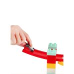 Set piese pentru constructie, Embo, Rampa auto, 30 piese, Masinute incluse - imagine 4
