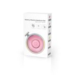 Set Pila Electrica cu Baterie, Embo, pentru Copii si Bebelusi, din ABS, 6 Accesorii, Model cu Flori, 6.5 x 1.8 cm, Roz - imagine 4