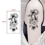 Set 30 Tatuaje Temporare, Embo, pe Baza de Apa, Model 1, Negru - imagine 3