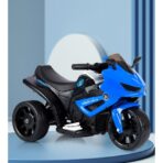 Motocicletă Electrică cu 3 Roti, Embo, Acumulator Încarcare, Anti-Rasturnare, Lumini, Sunete, Off-Road, Baterie 6V 4.5Ah, 66x34x43cm, Albastru - imagine 2