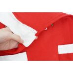 Sort Craciun, Embo,cu inscriptie Marry Christmas, rosu, pentru adulti, poliester - imagine 5