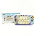 Jucarie interactiva tip consola pentru copii Embo, speed push whack-a-mole, joc de viteza pop it, material ABS/silicon, cu nivele, sunete si lumini, 15.5 x 7.6 x 5.3 cm, model culori, multicolor - imagine 4