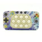 Jucarie interactiva tip consola pentru copii Embo, speed push whack-a-mole, joc de viteza pop it, material ABS/silicon, cu nivele, sunete si lumini, 15.5 x 7.6 x 5.3 cm, model culori, multicolor
