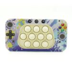 Jucarie interactiva tip consola pentru copii Embo, speed push whack-a-mole, joc de viteza pop it, material ABS/silicon, cu nivele, sunete si lumini, 15.5 x 7.6 x 5.3 cm, model culori, multicolor
